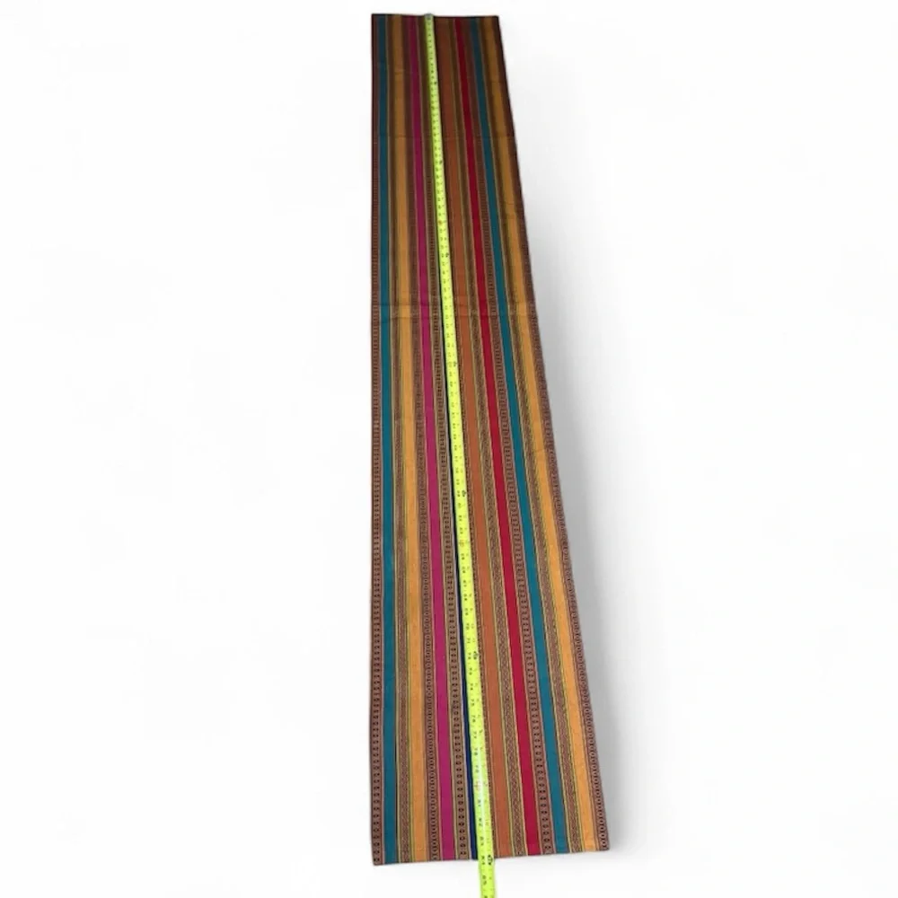 Crate & Barrel San Miguel Cotton Jacquard Table Runner Southwestern 84